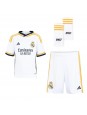 Real Madrid Antonio Rudiger #22 Domácí dres pro děti 2023-24 Krátký Rukáv (+ trenýrky)